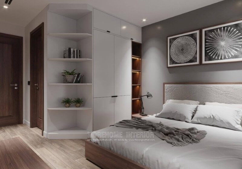 Trang trí nội thất phòng ngủ chung cư, nhà phố nhỏ phong cách hiện đại