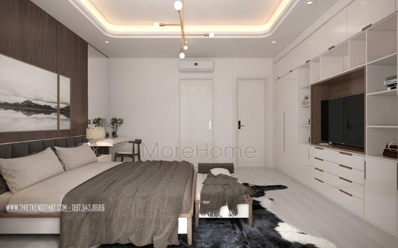 Thiết kế nội thất phòng ngủ hiện đại đẹp cho nhà phố, biệt thự, chung cư.